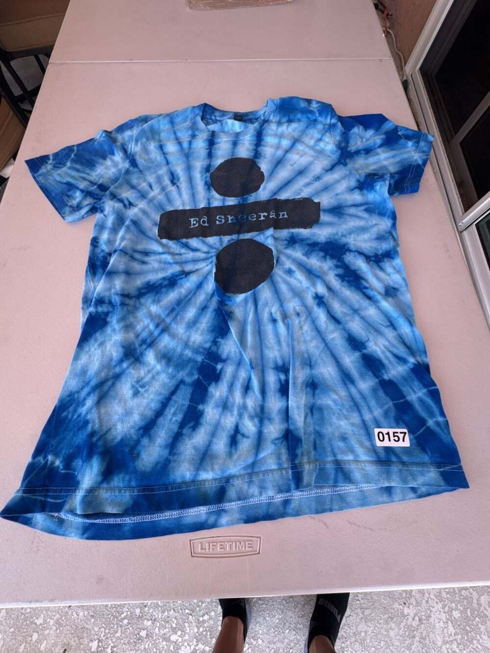 Ed Sheeran Blue Tie Dye T-Shirt